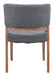 Sunobu Dining Chair (Set of 2) Azure Gray & Walnut