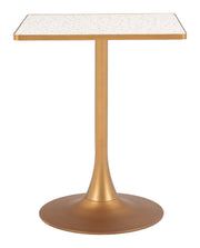 Spot Bistro Table Beige & Gold