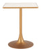 Spot Bistro Table Beige & Gold