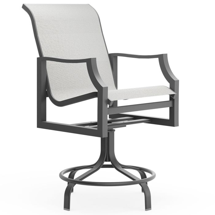 Nico Low back swivel counter stool - regular sling