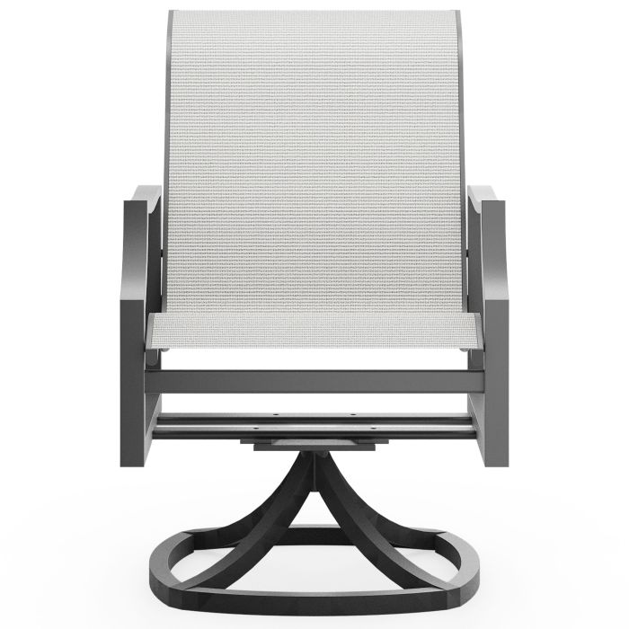 Nico High back dining arm swivel chair - regular sling