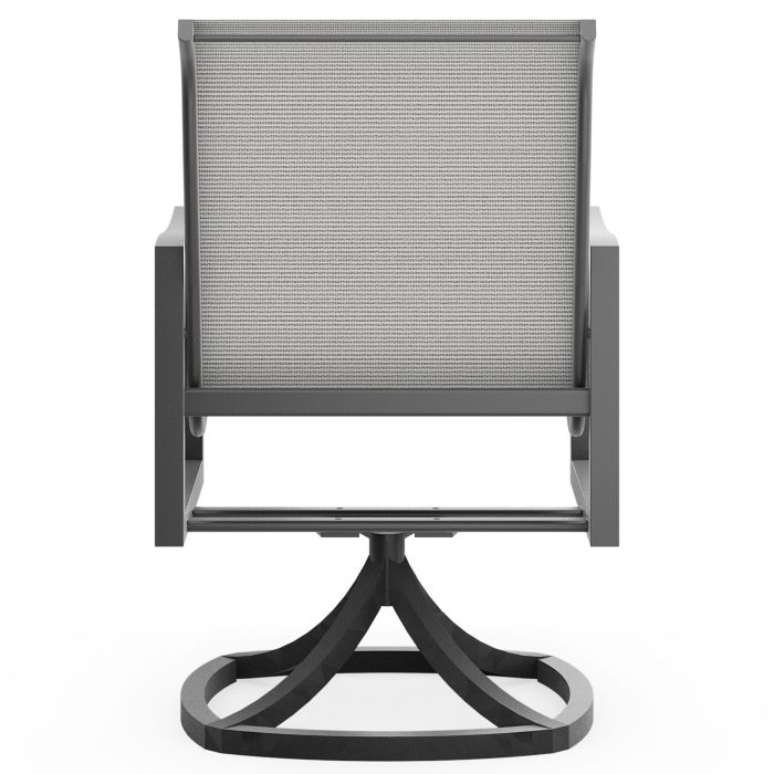 Nico High back dining arm swivel chair - regular sling