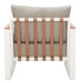 Welt Armchair Taupe & White