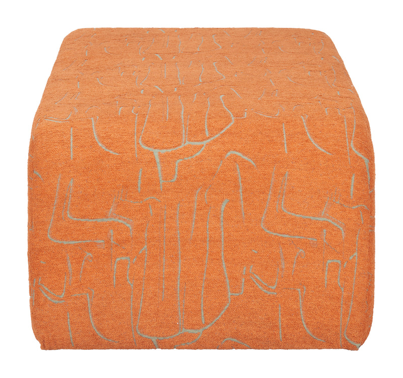 Nendo Bench Abstract Orange