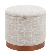 Fije Storage Ottoman Gray