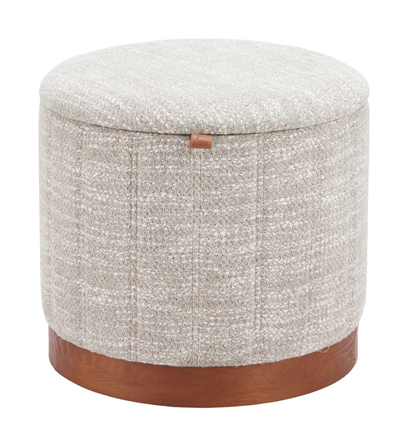Fije Storage Ottoman Gray