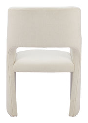 Minet Dining Chair Linen White