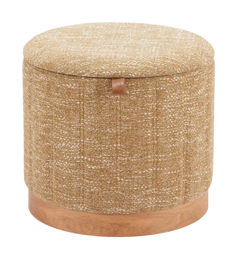 Fije Storage Ottoman Oat Yellow