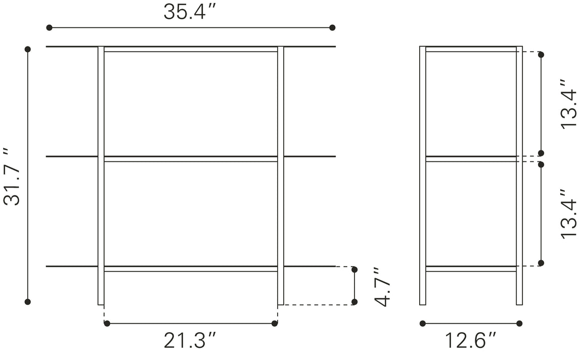 Tre Console Table Blue