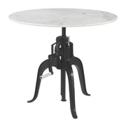 Mufid Bistro Table White & Black