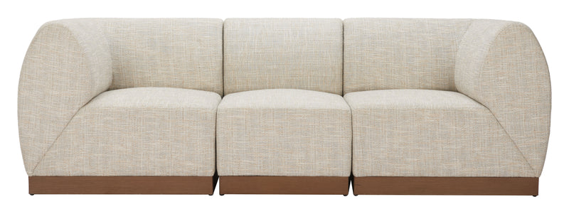 Christy Corner Chair Beige