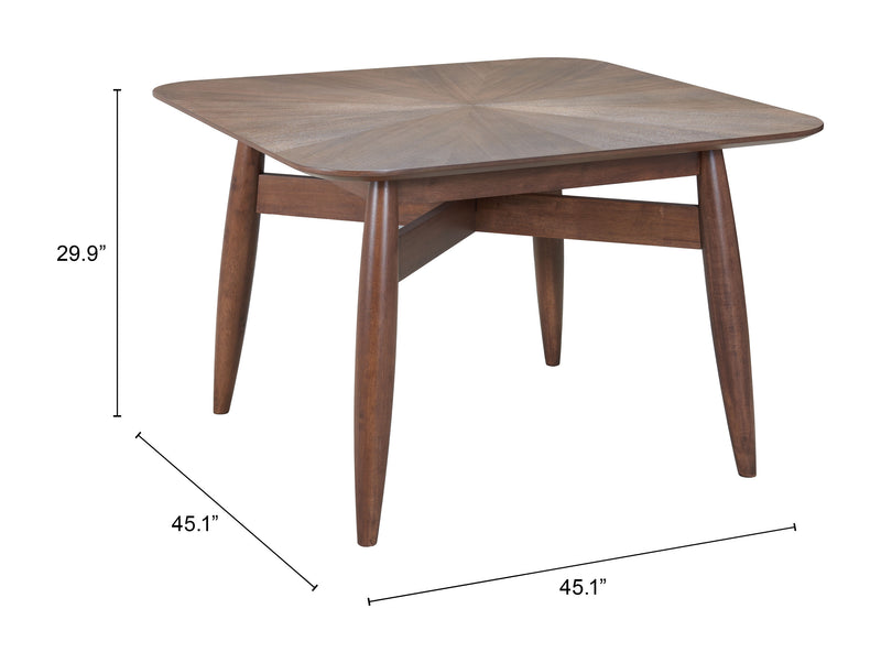 Silea Square Dining Table Espresso