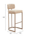 Velar Barstool (Set of 2) Beige
