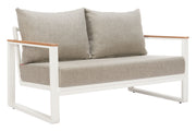 Welt Sofa Taupe & White