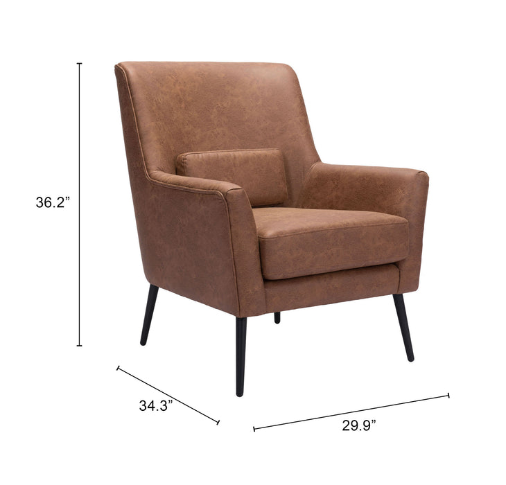 Ontario Accent Chair Vintage Brown