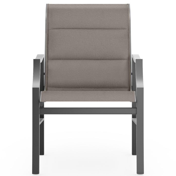 Nico High back dining arm chair - padded sling
