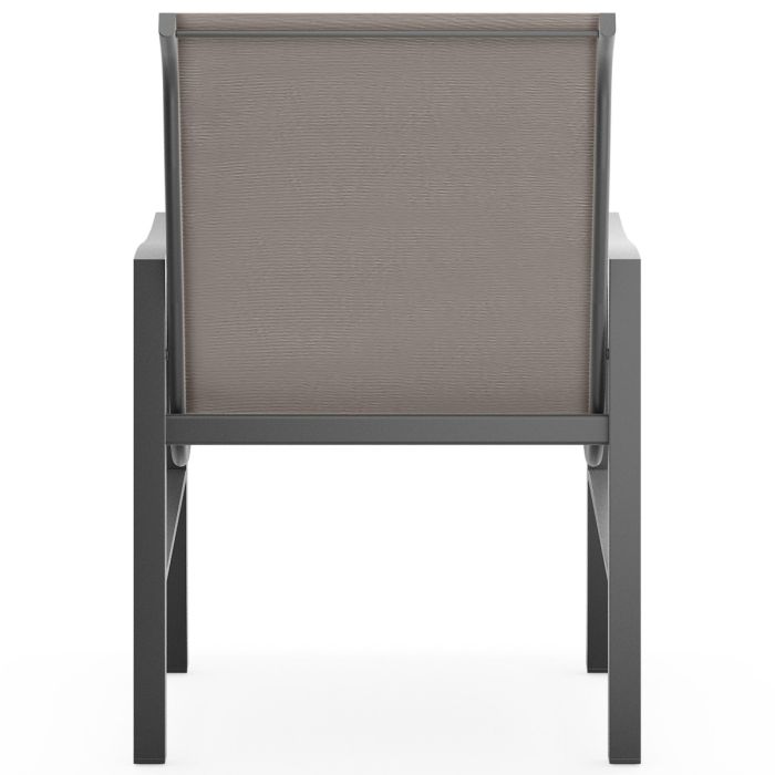 Nico High back dining arm chair - padded sling