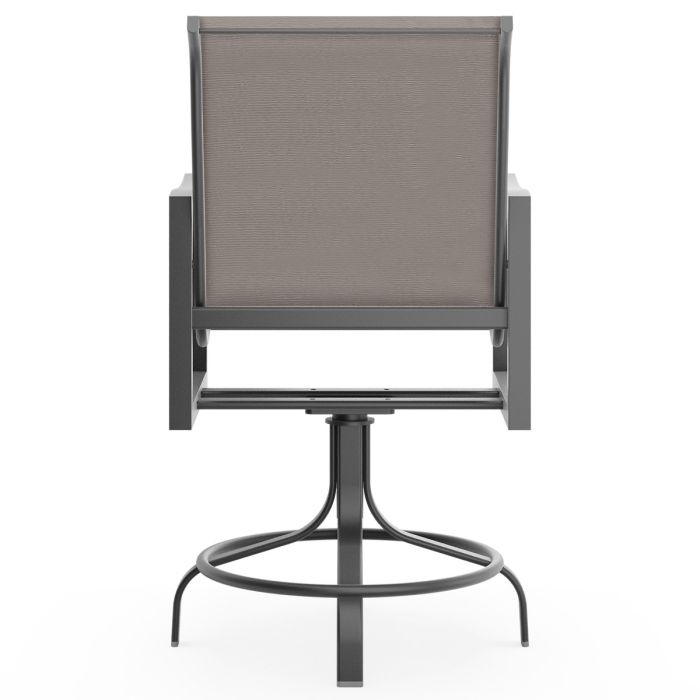 Nico Low back swivel counter stool - padded sling