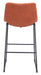 Smart Barstool (Set of 2) Burnt Orange
