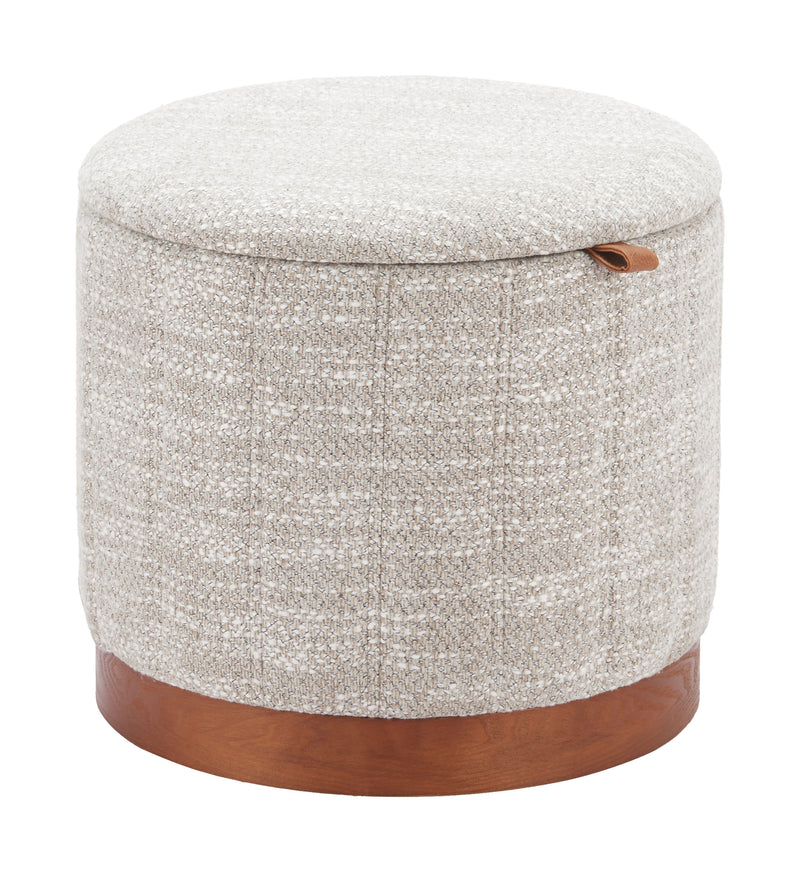 Fije Storage Ottoman Gray