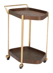 Stela Bar Cart Walnut
