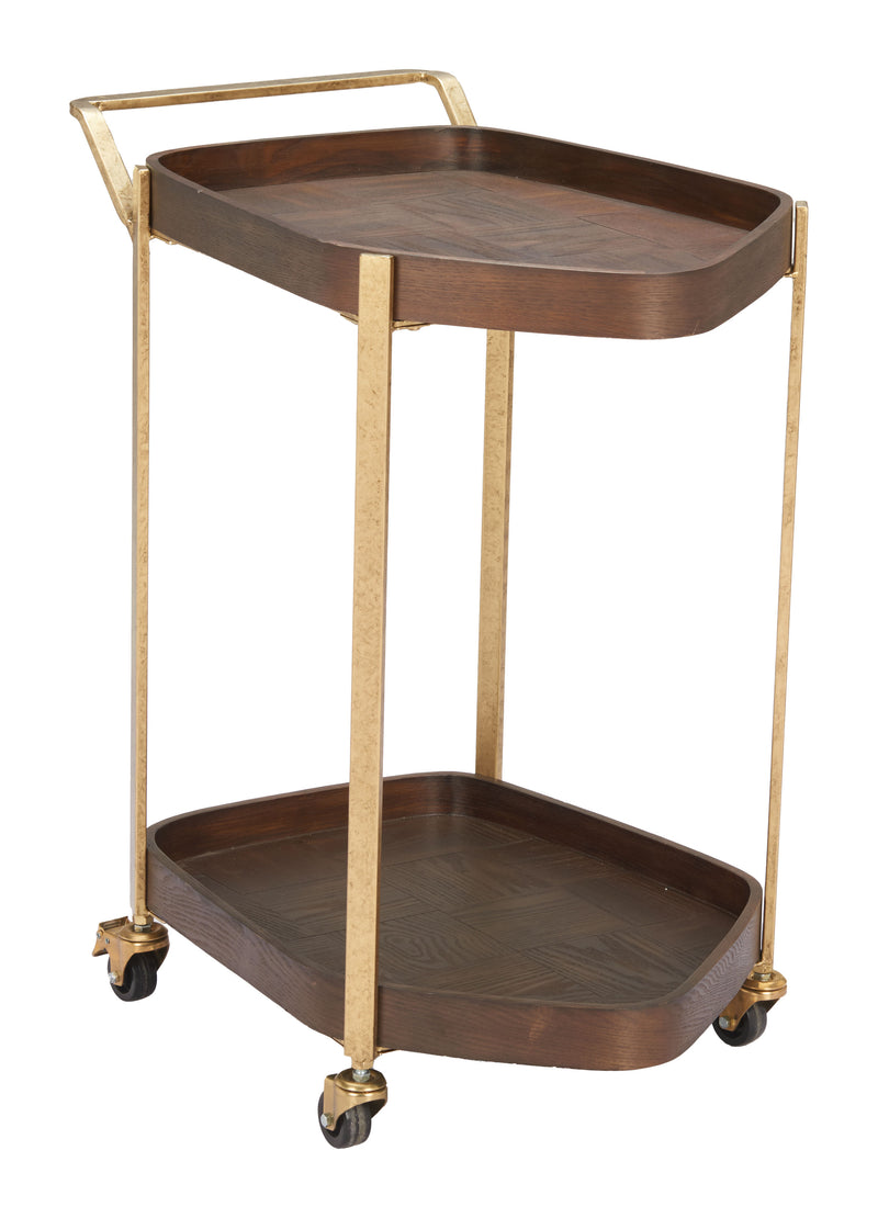 Stela Bar Cart Walnut