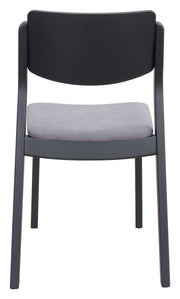 Desdamona Dining Chair (Set of 2) Gray & Black
