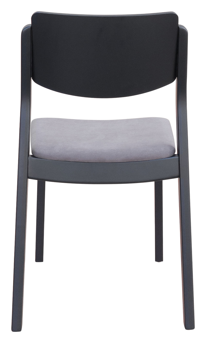 Desdamona Dining Chair (Set of 2) Gray & Black