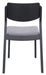 Desdamona Dining Chair (Set of 2) Gray & Black