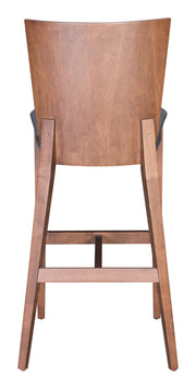 Ambrose Barstool (Set of 2) Walnut & Dark Gray
