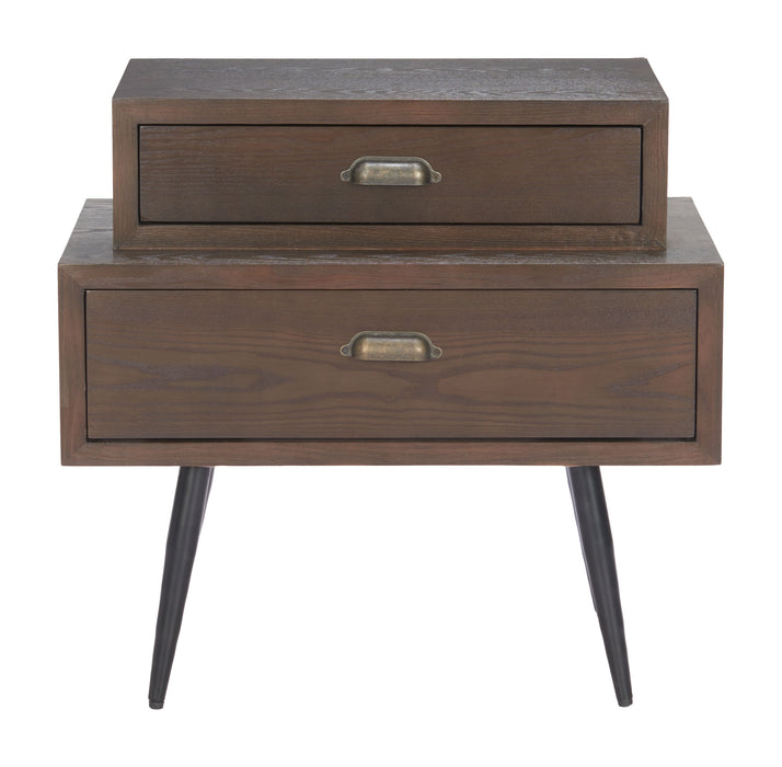 Mechy Side Table Brown