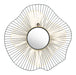 Comet Round Mirror Black & Gold