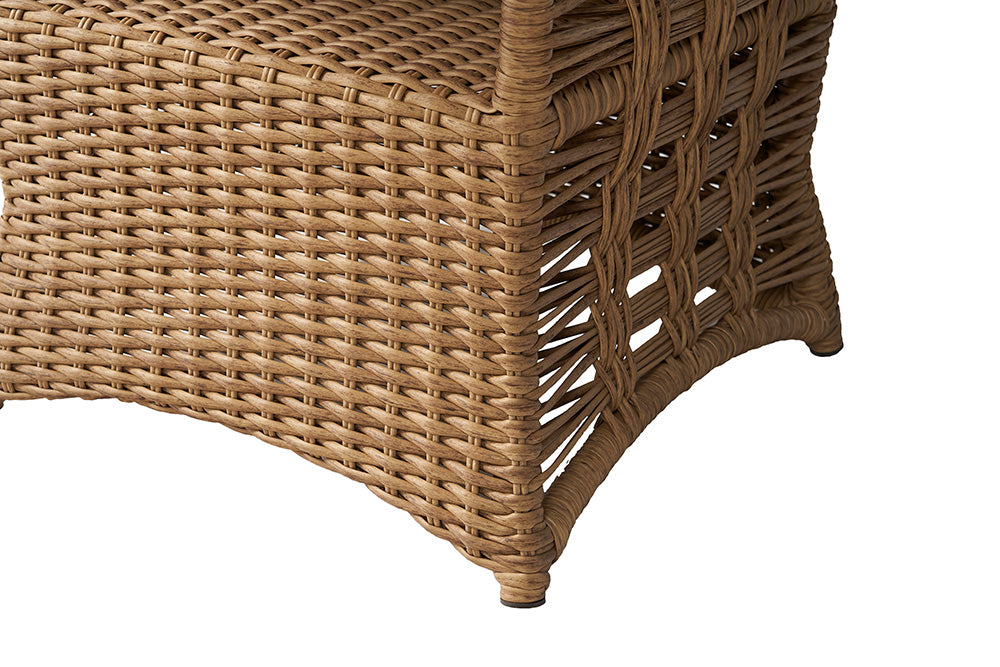 Magnolia 48" Round Umbrella Dining Table in Sandcastle Finish