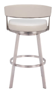 Bantry Swivel Barstool White