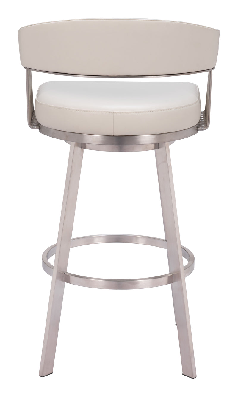 Bantry Swivel Barstool White