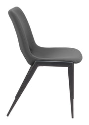 Desi Armless Dining Chair (Set of 2) Black