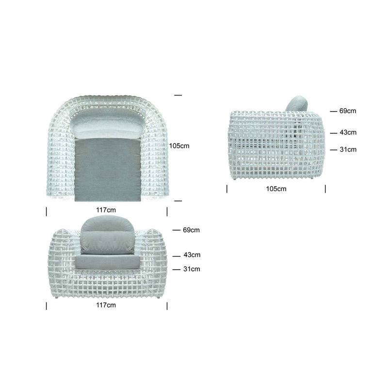 Dynasty Armchair with Sunbrella Cushion2