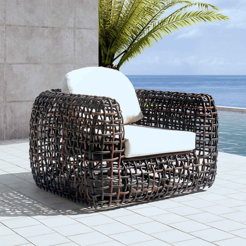 Dynasty Swivel Armchair with Sunbrella Cushion3
