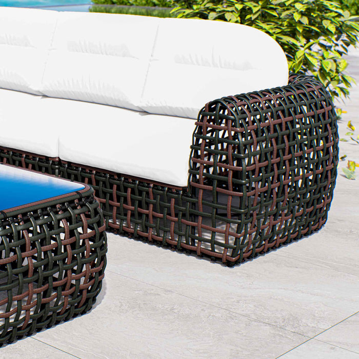 Dynasty 10-Piece Sectional Set with Sunbrella Cushions