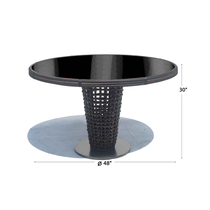 Dynasty 5-Piece Dining Set with Sunbrella Cushion