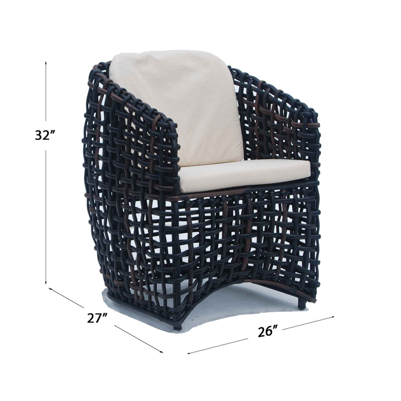 Dynasty Dining Armchair with Sunbrella Cushion13