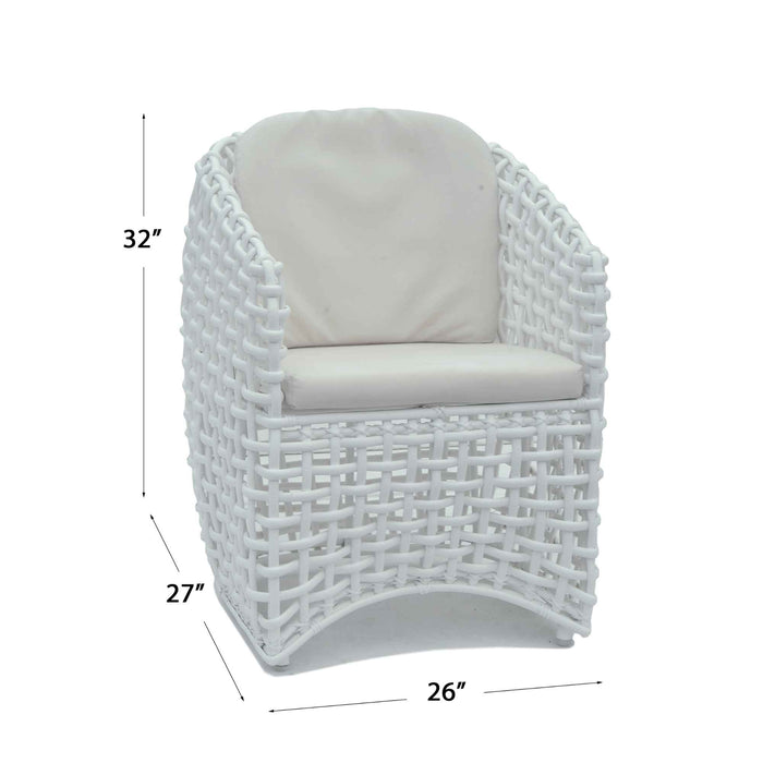 Dynasty 7-Piece Dining Set with Sunbrella Cushion