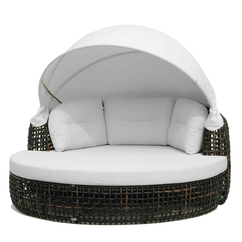 Dynasty Daybed with Canopy and Sunbrella Cushions