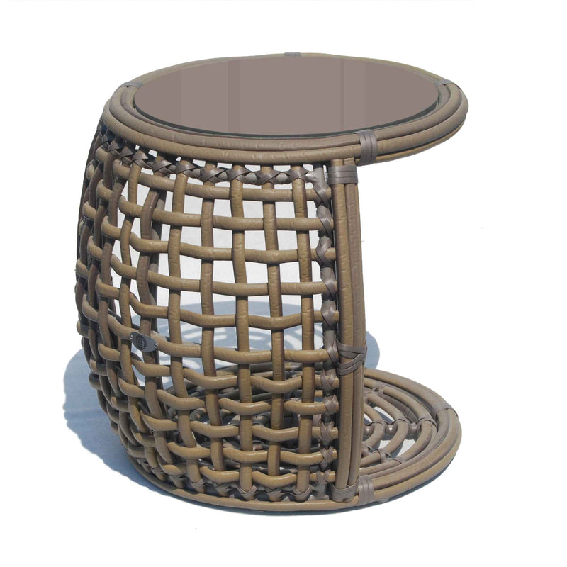 Dynasty Auxiliary Table with Glass