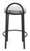 Sisal Counter Stool (Set of 2) Beige Tweed