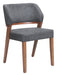 Sunobu Dining Chair (Set of 2) Azure Gray & Walnut