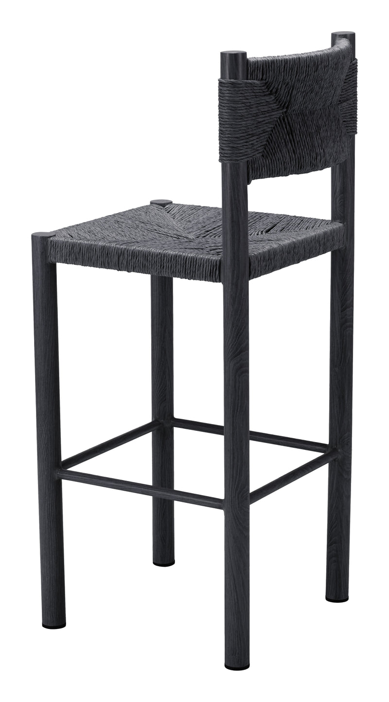 Iska Barstool (Set of 2) Black