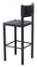Iska Barstool (Set of 2) Black