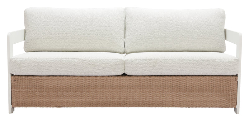 Gelo Sofa White & Brown