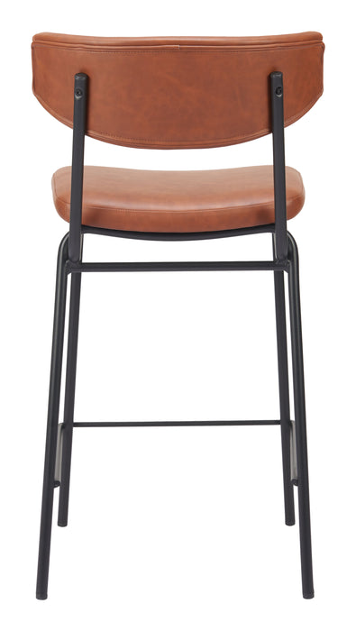 Charon Counter Stool (Set of 2) Vintage Brown